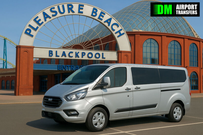 Blackpool Pleasure Beach Taxi & Minibus Transfers | 5–8 Seaters & Executive Travel for Groups & Families