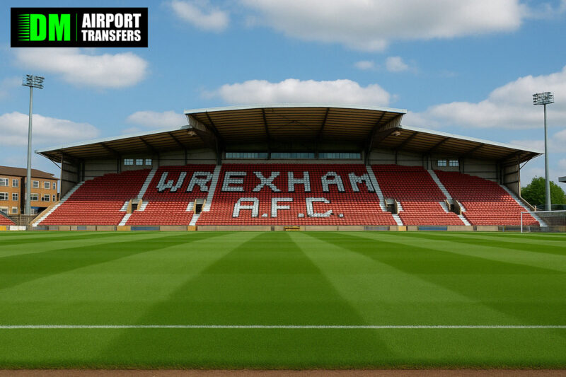 How to Get from Liverpool Airport (LPL) to Wrexham Football Ground (Racecourse Ground)