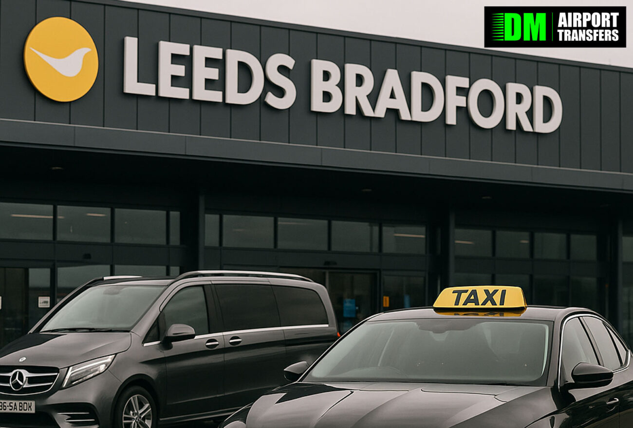 Taxi Transfers from Leeds Bradford Airport: 5, 6, 7, 8 Seater Taxis, Minibuses & Executive Vehicles