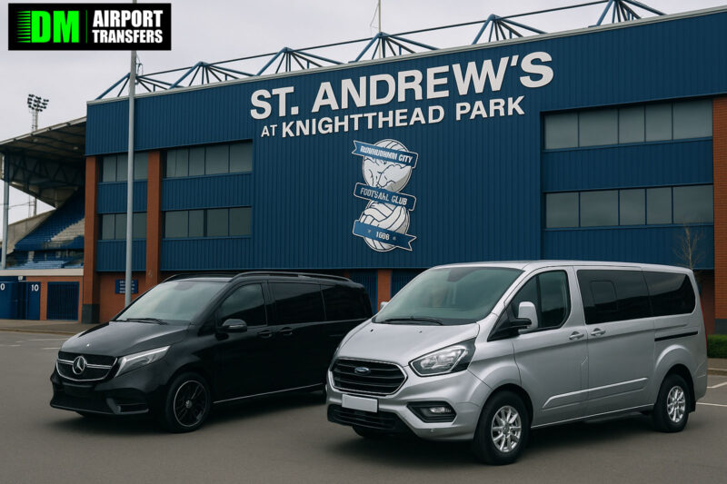 Taxi Transfers from St. Andrew’s @ Knighthead Park Birmingham | 5, 6, 7, 8 Seater Taxis & Minibuses