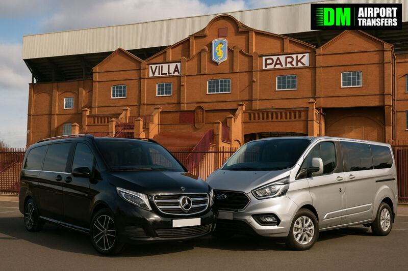 Taxi Transfers from Villa Park Stadium Birmingham | 5, 6, 7, 8 Seater Taxis & Minibuses