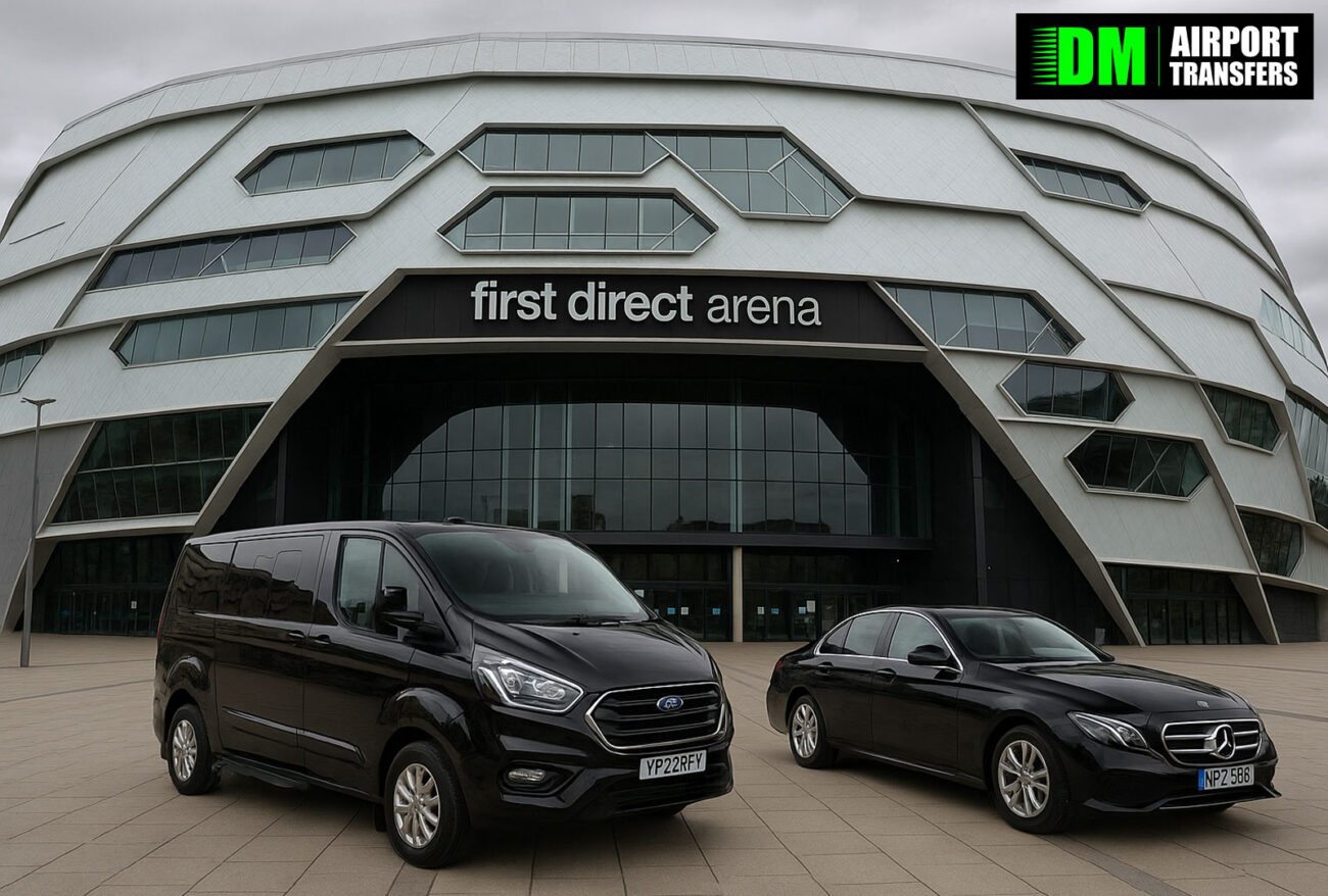 Taxi from First Direct Arena Leeds – 5, 6, 7, 8 Seater Taxis, Minibuses & Executive Vehicles