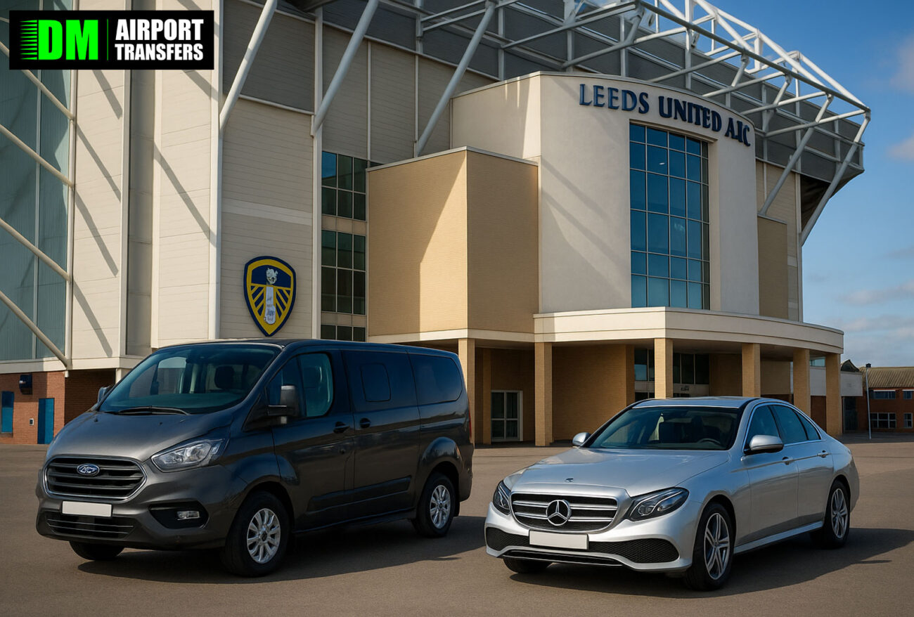 Taxi from Leeds United A.F.C. – Elland Road | 5, 6, 7, 8 Seater Taxis, Minibuses & Executive Vehicles