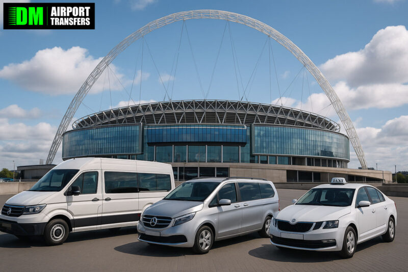 Taxi from Manchester to Wembley for the Manchester City Final – 5, 6, 7, 8 Seater Taxis and Minibuses Available