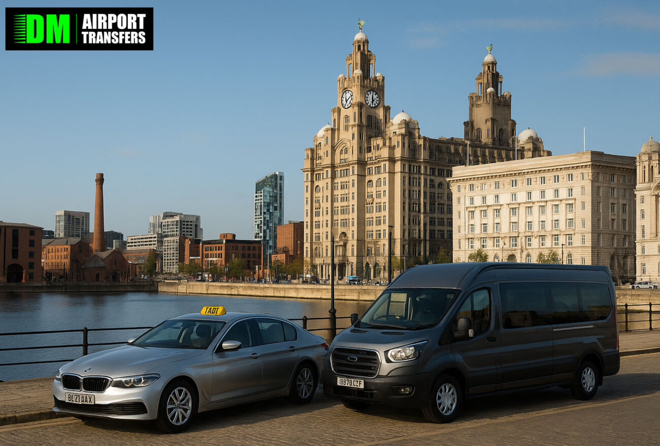 Taxi to and from Liverpool – 5, 6, 7, 8 Seater Taxis, Minibuses & Executive Vehicles