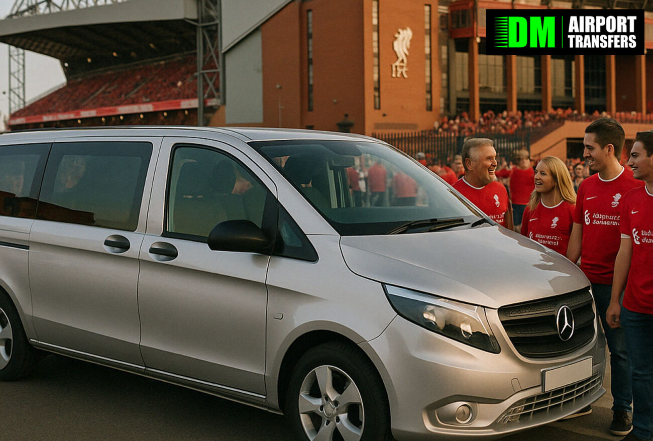 Travelling to a Liverpool FC Away Game? Book a 5, 6, 7 or 8 Seater Taxi or Minibus Anywhere in the UK