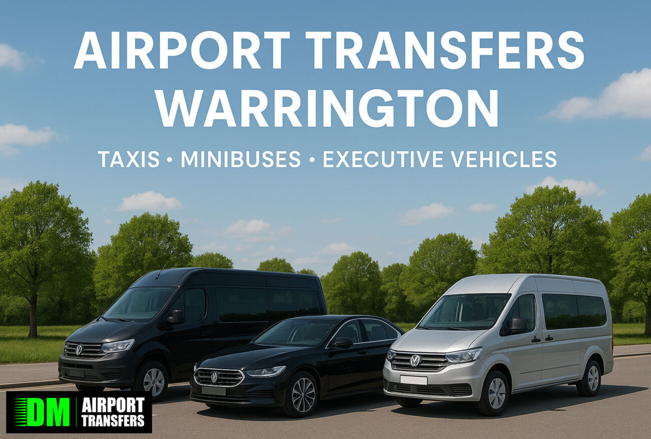 Airport Transfers Warrington | Taxis, Minibuses & Executive Vehicles