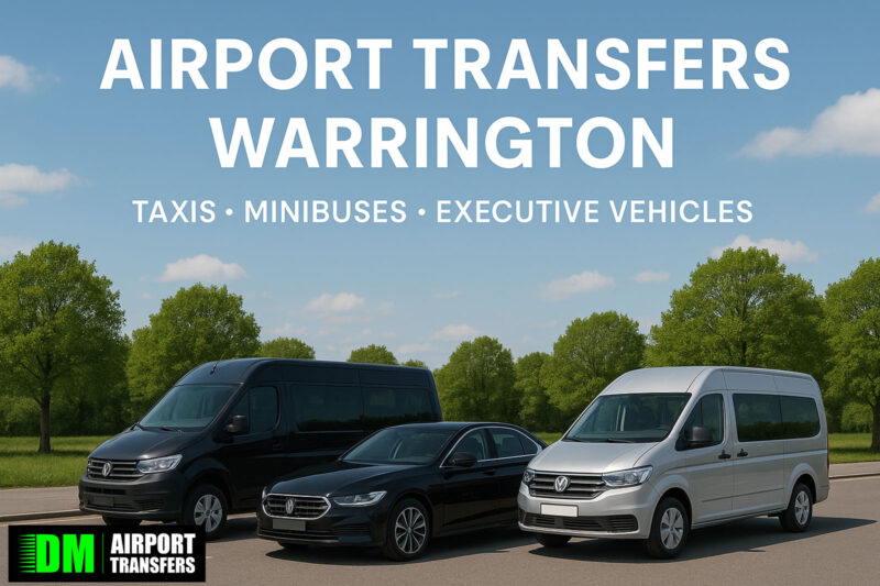 Airport Transfers Warrington | Taxis, Minibuses & Executive Vehicles
