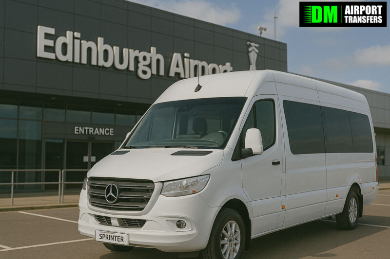 Darlington to Edinburgh Airport | Taxi Transfers, 5 6 7 8 Seater Minibuses & Executive Vehicles