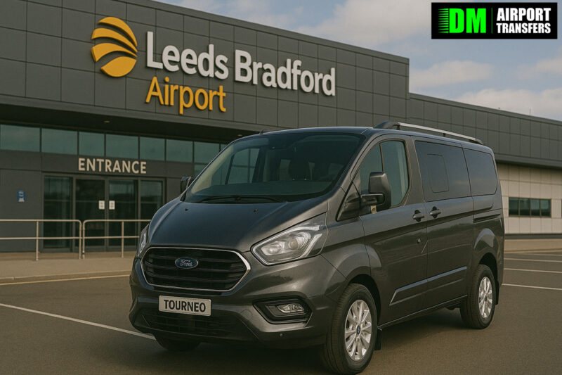 Darlington to Leeds Bradford Airport: Taxi Transfers, 5, 6, 7, 8 Seater Minibuses & Executive Vehicles
