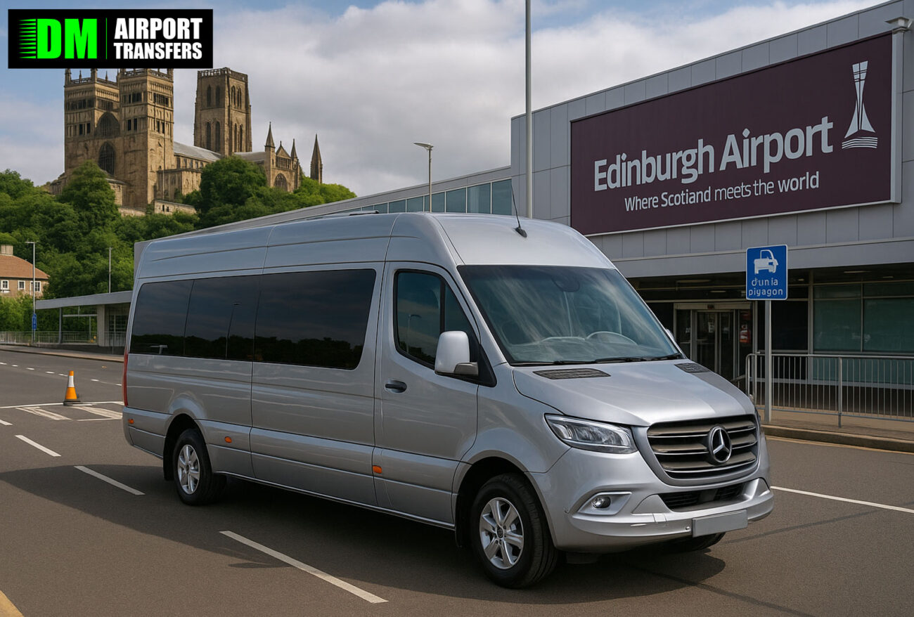 Durham To Edinburgh Airport | Taxi Transfers, 5 6 7 8 Seater Minibuses & Executive Vehicles