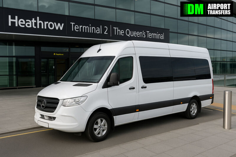 Durham To Heathrow Airport | Taxi Transfers, 5 6 7 8 Seater Minibuses & Executive Vehicles