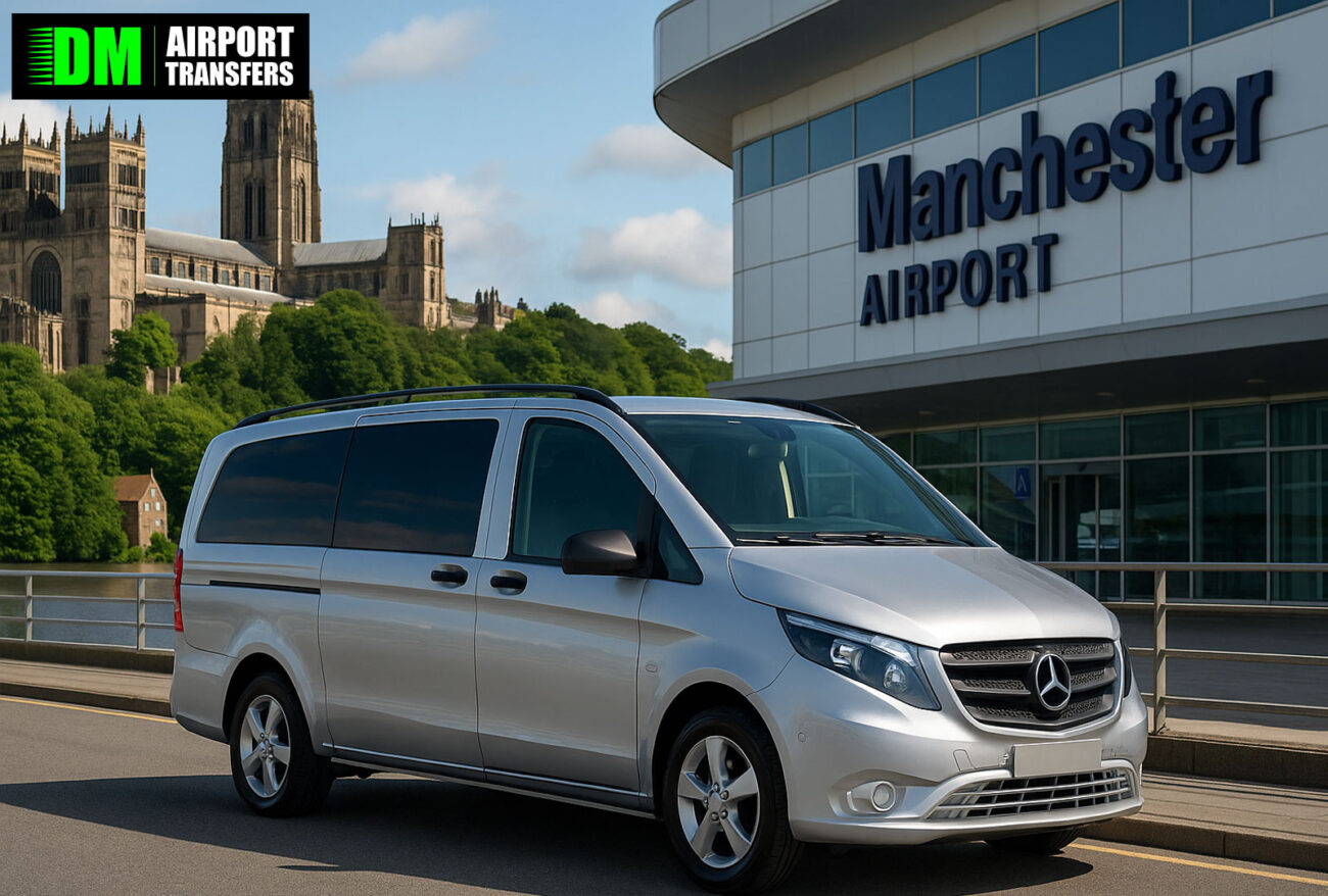 Durham To Manchester Airport | Taxi Transfers, 5 6 7 8 Seater Minibuses & Executive Vehicles