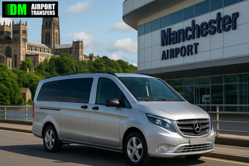 Durham To Manchester Airport | Taxi Transfers, 5 6 7 8 Seater Minibuses & Executive Vehicles