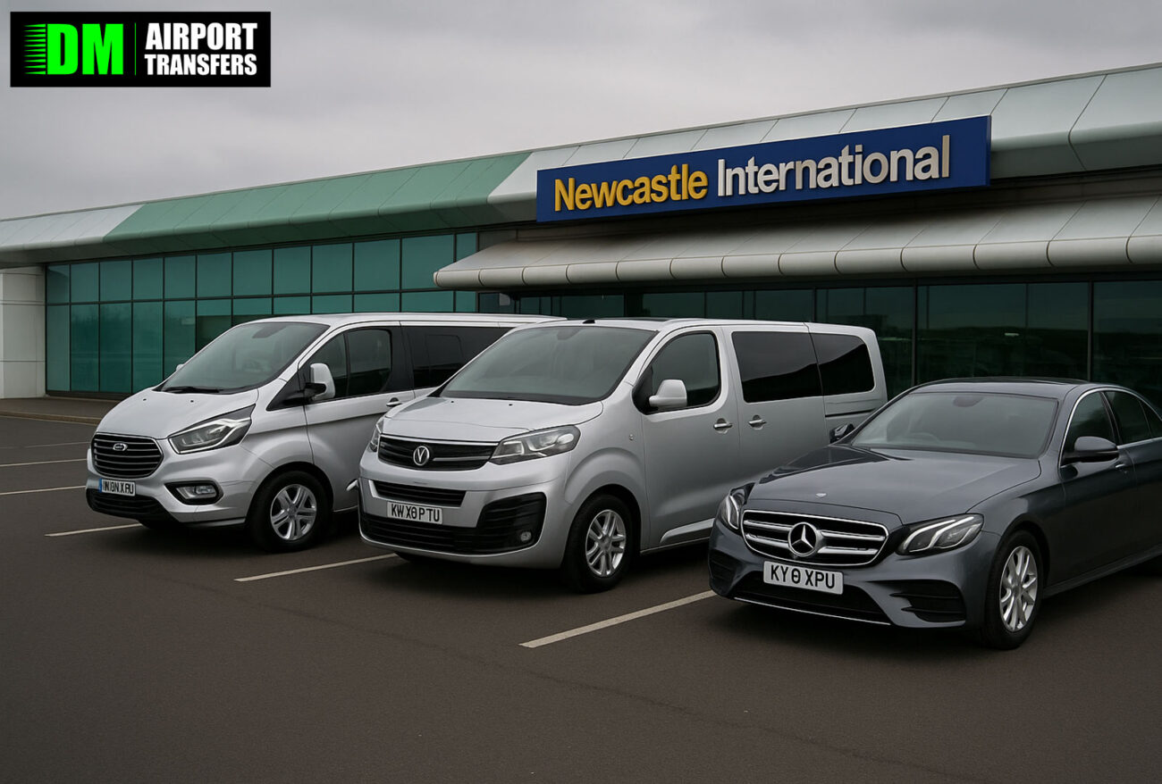 Durham to Newcastle Airport | Taxi Transfers | 5, 6, 7, 8 Seater Minibuses & Executive Vehicles