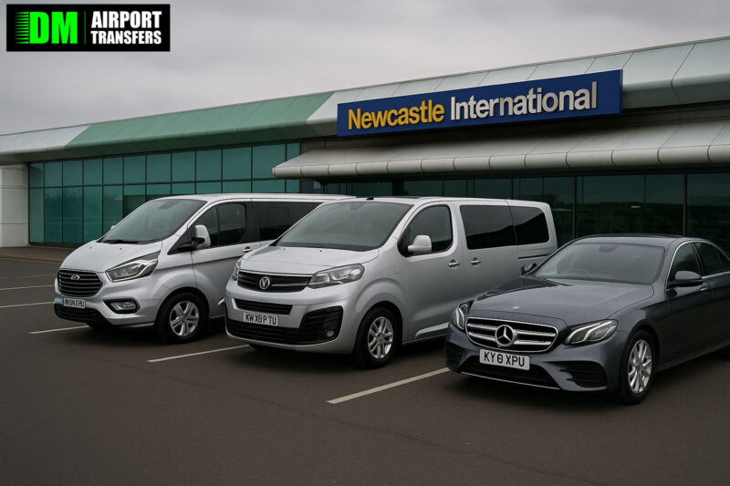 Durham to Newcastle Airport | Taxi Transfers | 5, 6, 7, 8 Seater Minibuses & Executive Vehicles