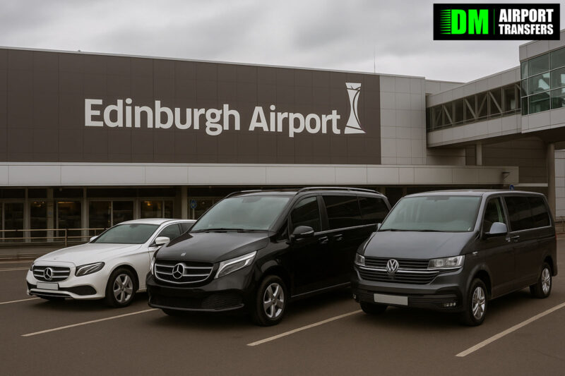 Gateshead to Edinburgh Airport | Taxi Transfers, 5, 6, 7, 8 Seater Minibuses & Executive Vehicles