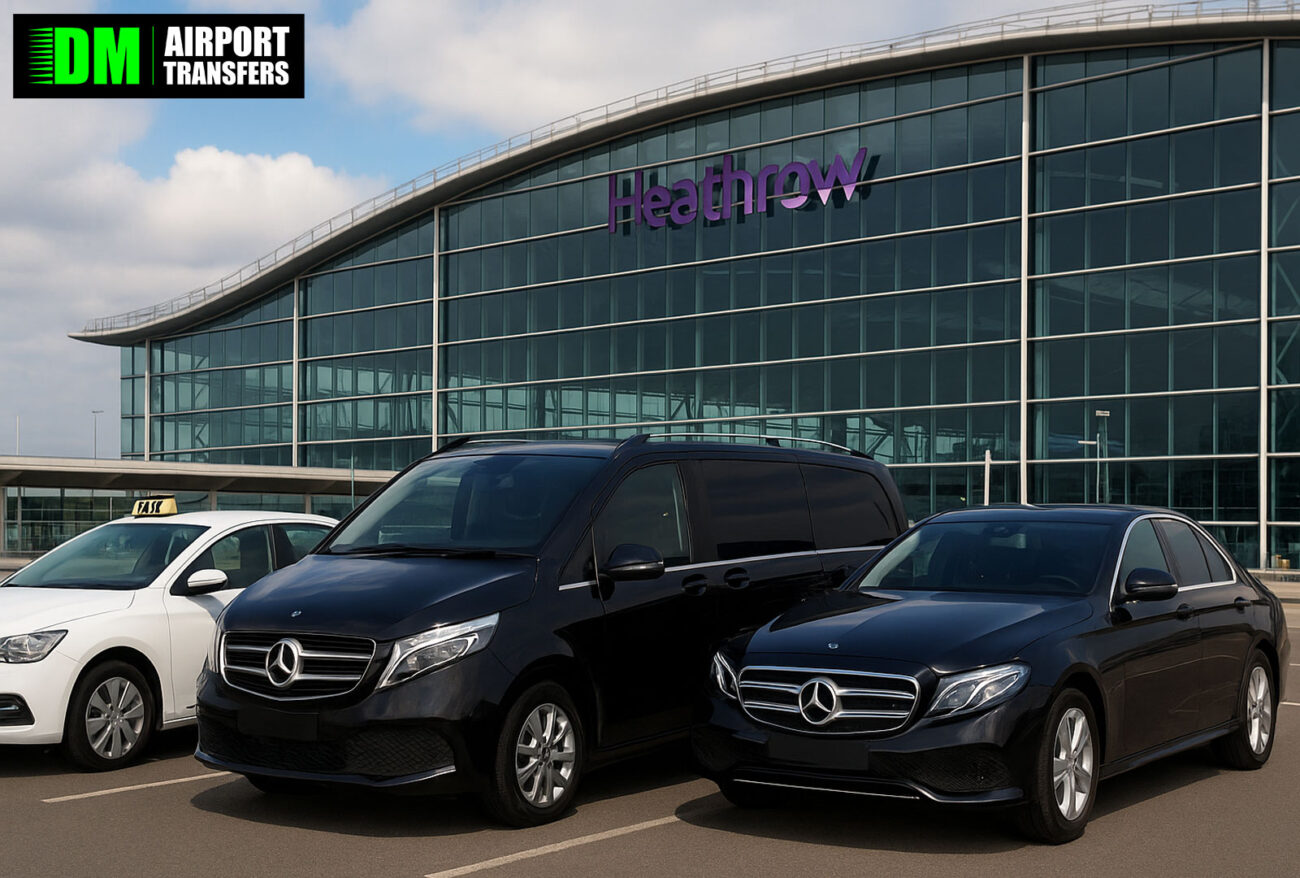 Gateshead to Heathrow Airport | Taxi Transfers, 5, 6, 7, 8 Seater Minibuses & Executive Vehicles