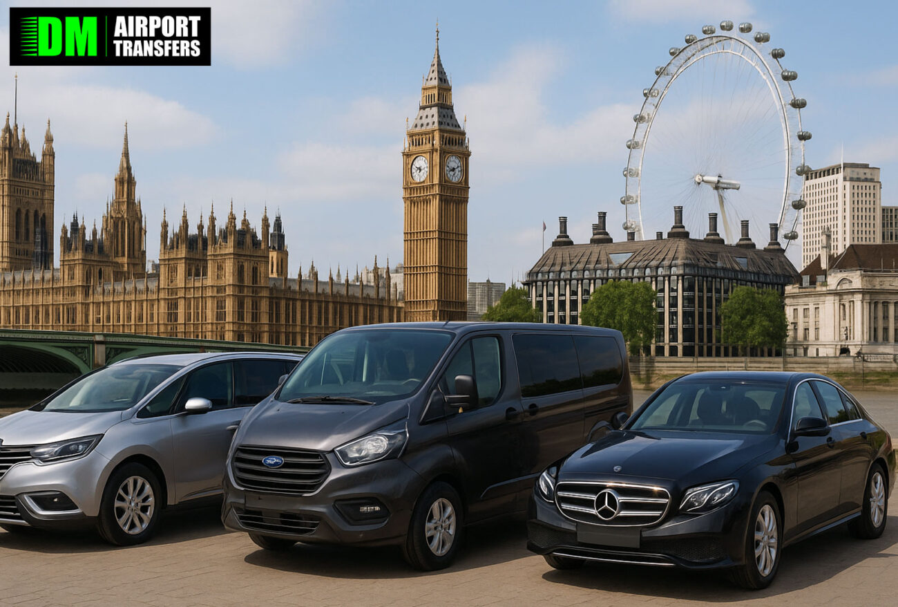 Gateshead to London for Events or Airport Travel | Taxi Transfers, 5-8 Seater Minibuses & Executive Vehicles