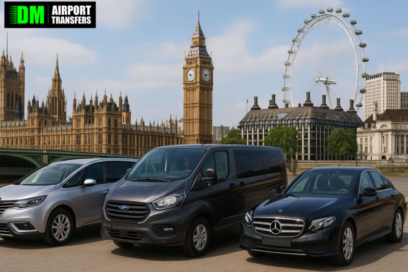 Gateshead to London for Events or Airport Travel | Taxi Transfers, 5-8 Seater Minibuses & Executive Vehicles