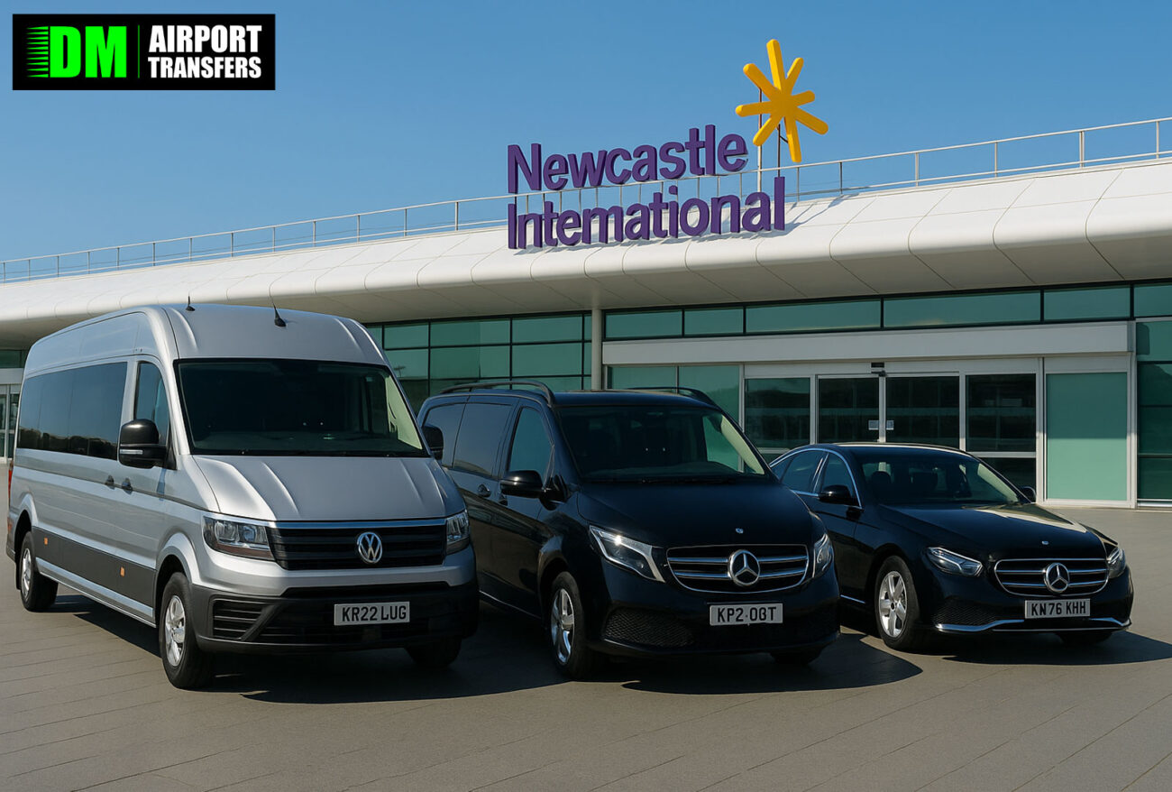 Gateshead to Newcastle Airport | Taxi Transfers, 5, 6, 7, 8 Seater Minibuses & Executive Vehicles
