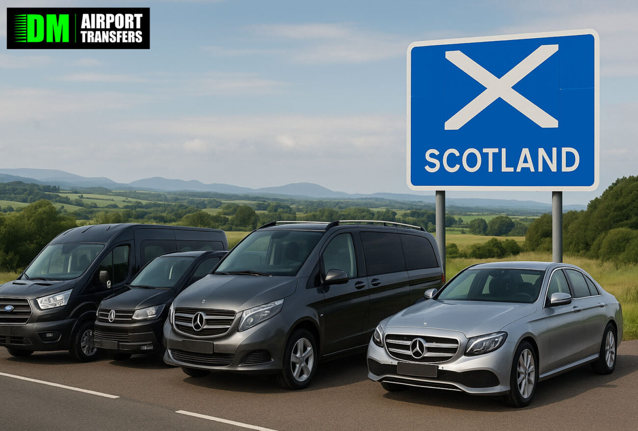 Gateshead to Scotland | Taxi & Airport Transfers | 5–8 Seater Minibuses & Executive Travel