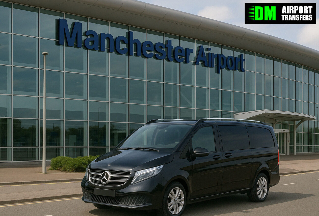 Skelmersdale to Manchester Airport | Taxi Transfers, 5, 6, 7, 8-Seater Minibuses & Executive Vehicles