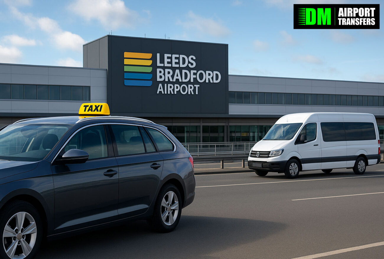 Newcastle to Leeds Bradford Airport | Taxi Transfers, 5-8 Seater Minibuses & Executive Vehicles