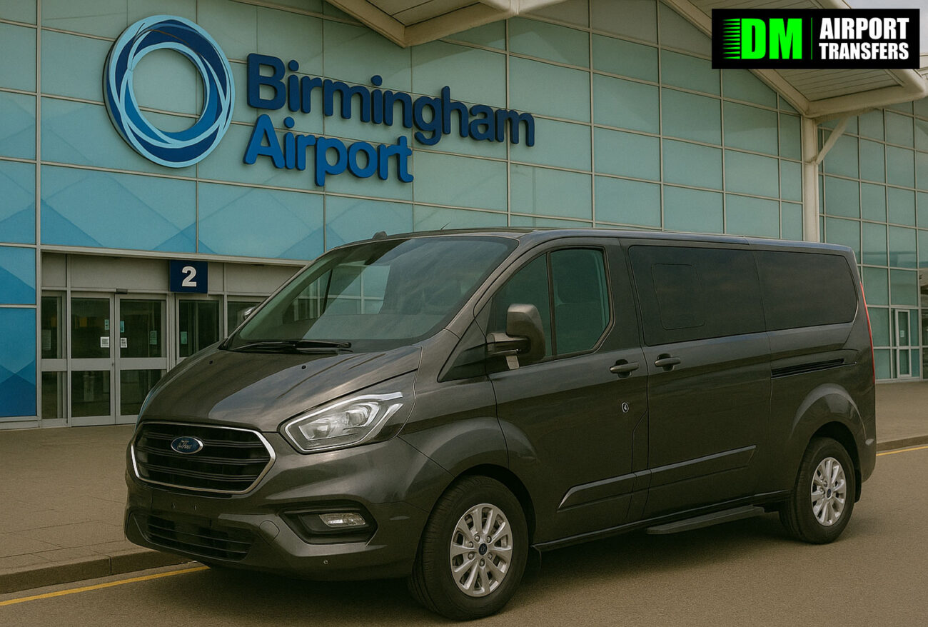 St Helens to Birmingham Airport | Taxi Transfers, 5, 6, 7, 8 Seater Minibuses & Executive Vehicles