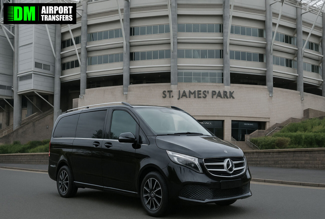 St. James' Park Newcastle United: Taxi Transfers, 5, 6, 7, 8-Seater Minibus, and Executive Travel