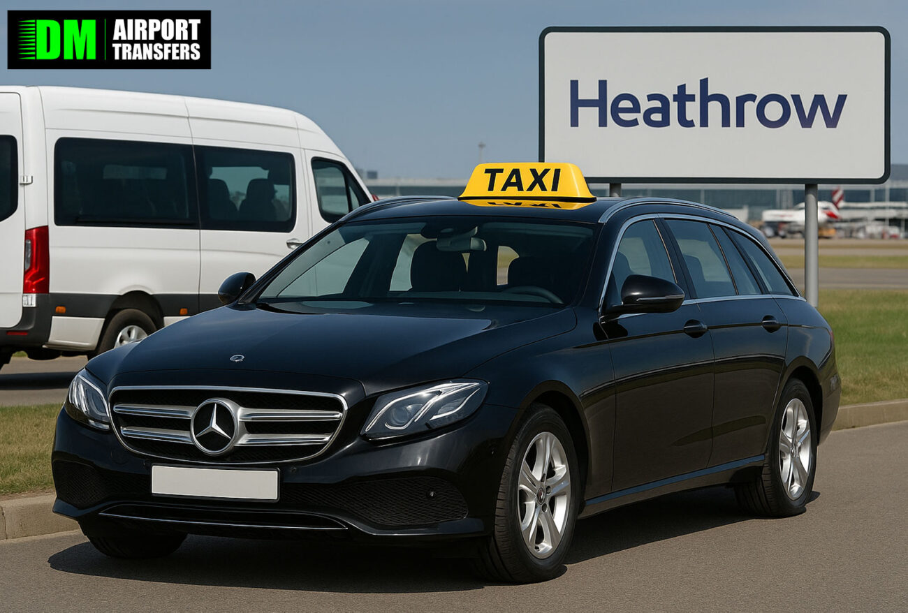 Sunderland to Heathrow Airport | Taxi Transfers, 5, 6, 7, 8 Seater Minibuses and Executive Vehicles