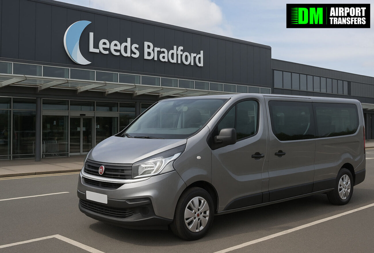 Sunderland to Leeds Bradford Airport | Taxi Transfers, 5 6 7 8 Seater Minibuses & Executive Vehicles