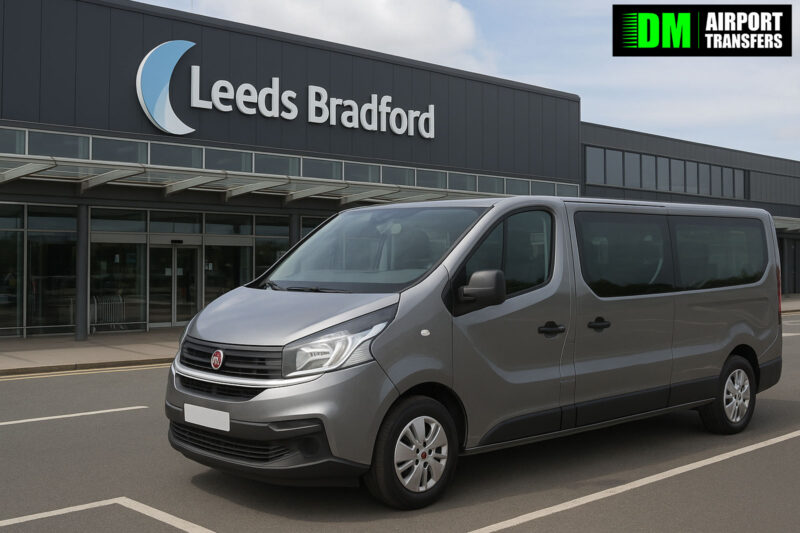 Sunderland to Leeds Bradford Airport | Taxi Transfers, 5 6 7 8 Seater Minibuses & Executive Vehicles