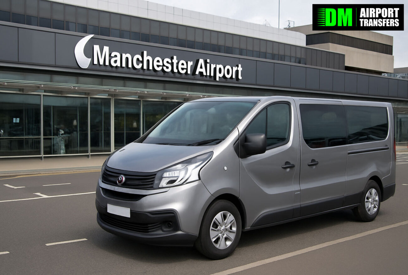 Sunderland to Manchester Airport | Taxi Transfers, 5 6 7 8 Seater Minibuses & Executive Vehicles