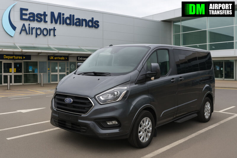 Taxi from Liverpool to East Midlands Airport | 5, 6, 7, 8 Seater Taxis, Minibuses & Executive Vehicles