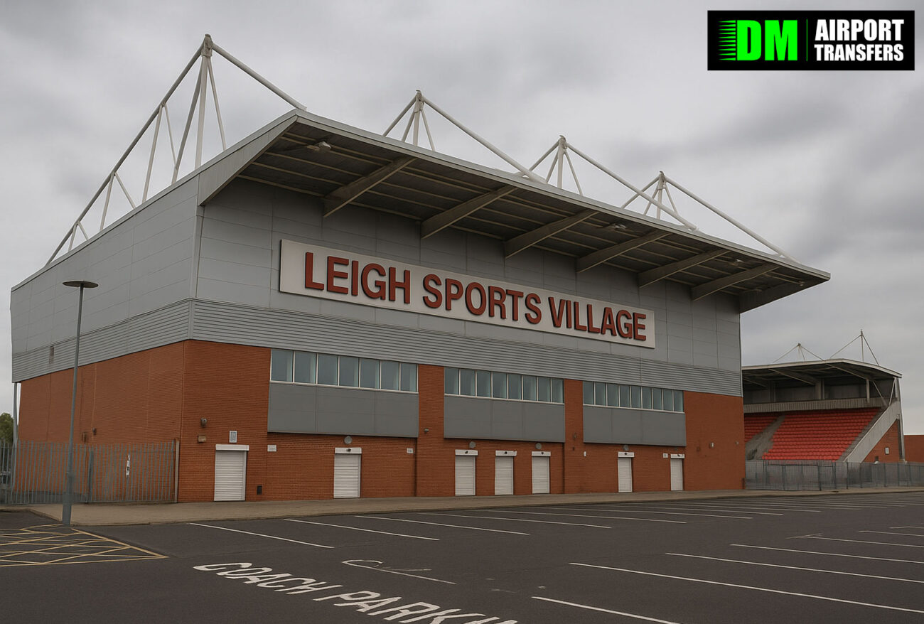 Taxi to and from Leigh Sports Village – 5, 6, 7, 8 Seater Taxis, Minibuses & Executive Vehicles