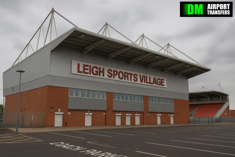 Taxi to and from Leigh Sports Village – 5, 6, 7, 8 Seater Taxis, Minibuses & Executive Vehicles