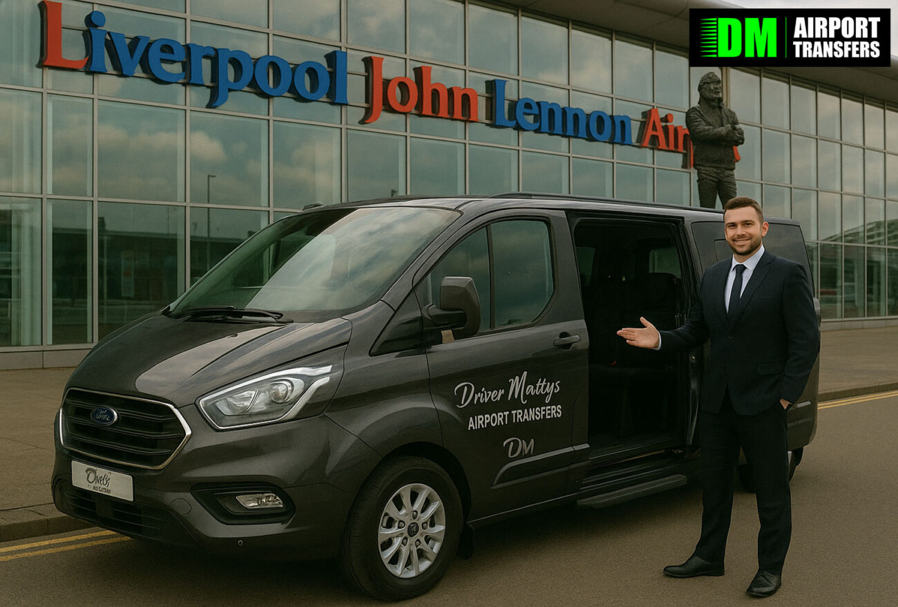 Warrington to Liverpool John Lennon Airport | Taxi, Minibus & Executive Travel