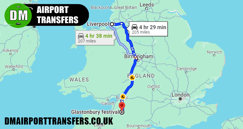 Liverpool to Wembley Stadium: Taxi & 8 Seater Minibus Transfers